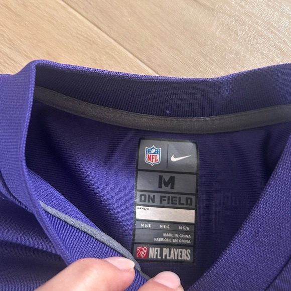 NFL Purple Jersey Baltimore Ravens Athletic Mesh - Picture 3 of 5